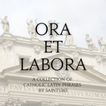 Ora et Labora: Catholic Latin Phrases