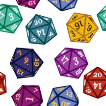 Roleplaying Game Dice Patterns