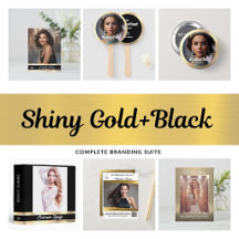 Black and Gold Shiny Designs
