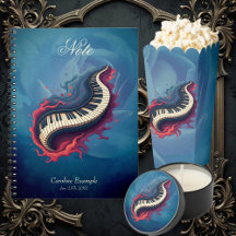 Music in motion, the curved piano. 