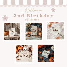 Vintage Gothic Spooky Halloween 2nd Birthday