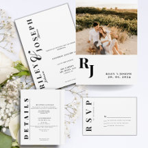 minimalist modern simple wedding collection