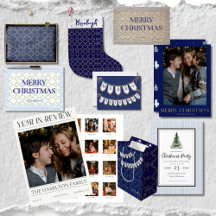 Navy Cottagecore Christmas Collection