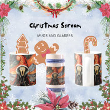 Christmas Scream Glasses and Mugs