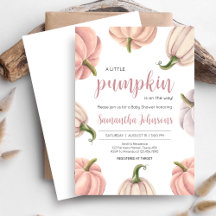 Pink Minimalist Pumpkin   BS19