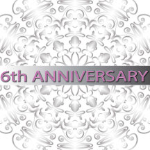 6th Sugar Iron and Amethyst Wedding Anniversary