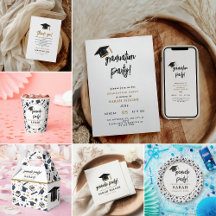 Simple Modern Graduation Party collection!