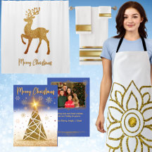 Gold & White Winter Holiday Collection