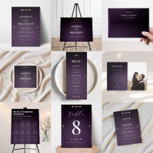 Purple Galaxy Celestial Wedding