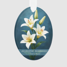 Christian Easter Gifts Lilies Alleluia Remembrance