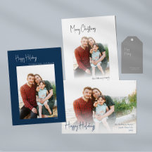 Modern Christmas Blue & Silver Collection