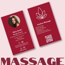 Massage Bussiness Cards