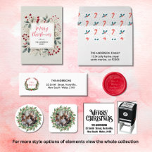 Holly Berry Personalized Christmas Collection
