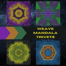 Weave Mandala Trivets