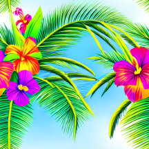 Hawaiian Tropical Pattern