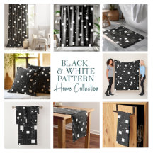 Retro black and white geometric pattern