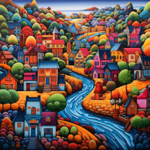 Charming Stylized Landscapes and More