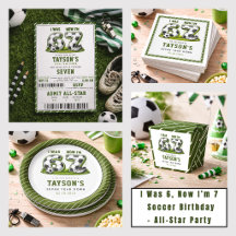 I Was 6, Now I’m 7 Soccer Birthday Collection