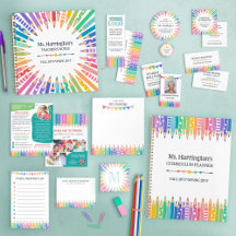 Back to School Fun Colored Pencils