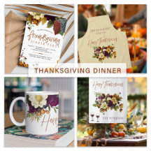 Modern chic Thanksgiving fall floral 