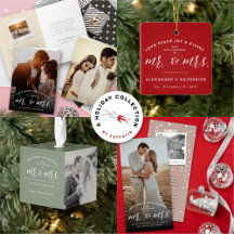 MR. & MRS. LOVE PEACE JOY KISSES - HOLIDAY WEDDING