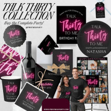 Talk 30 To Me 30th Birthday Party Collection 