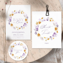 Baby in Bloom – Elegant Floral Baby Shower