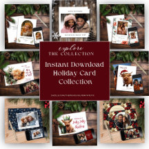 Instant Download Holiday Cards