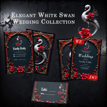 Elegant White Swan Wedding Collection