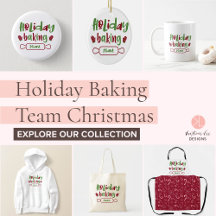 Holiday Baking Team Christmas Oven Mitts