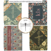 Elegant William Morris Monogram iPad Covers