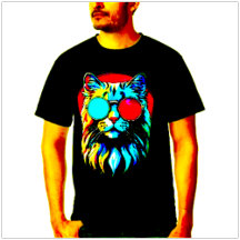 Retrowave Cool Cat: Embrace the Neon Vibes