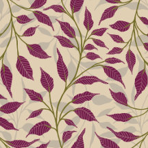 Foliage Dancing Leaves Seamless Pattern