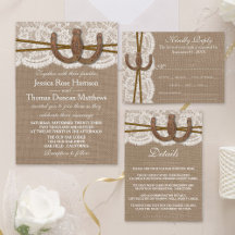 The Rustic Horseshoe Wedding Collection