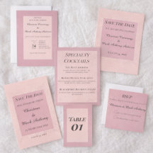 Fleur de Satin Invitation Suite