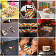 Multicolor Diagonal Uniform Stripes