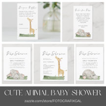 Cute Jungle Baby Shower