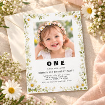 Sweet One Daisy Photo Birthday Party