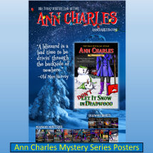 Ann Charles Mystery Series Posters