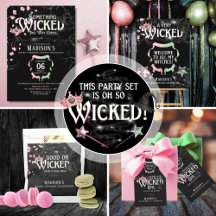 Wicked Theme Birthday Party Collection