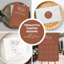Terracotta Pumpkin Wedding Collection
