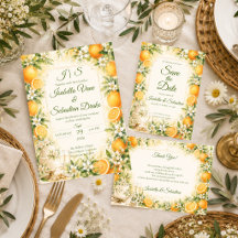 Romantic Citrus Wedding