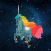 Licorne multicolore
