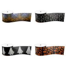 Ribbon With Halloween Themed Designs 