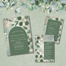 Romantic Sage Green Eucalyptus Wedding suite