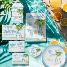 Baby on Board Surfing Boy Baby Shower 