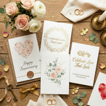 Wedding Anniversary Cards -Romantic & Personalized