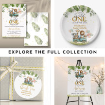 Safari Tropical Baby Shower 