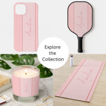 Minimal Personalized Pink Gifts, Home, Accessories