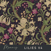 William Morris Golden Lilies Pattern V4